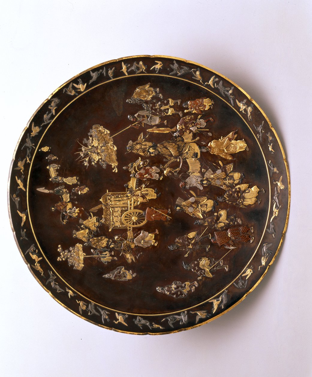 Töltő, 1885 körül (bronz, ezüst, réz és aranyozott) alkotó: Japanese School