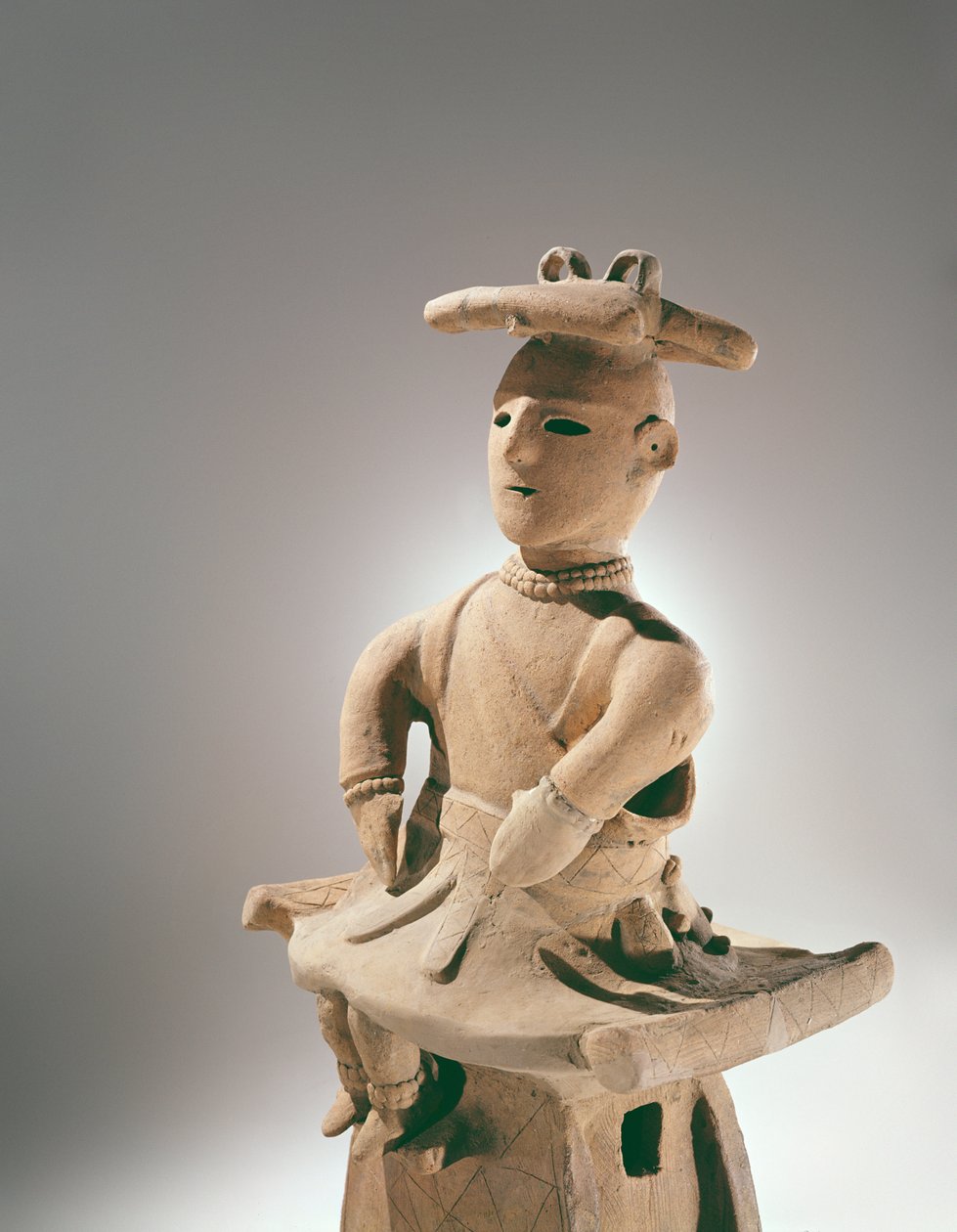 Gyermekfigura, archaikus korszak (terrakotta) alkotó: Japanese School