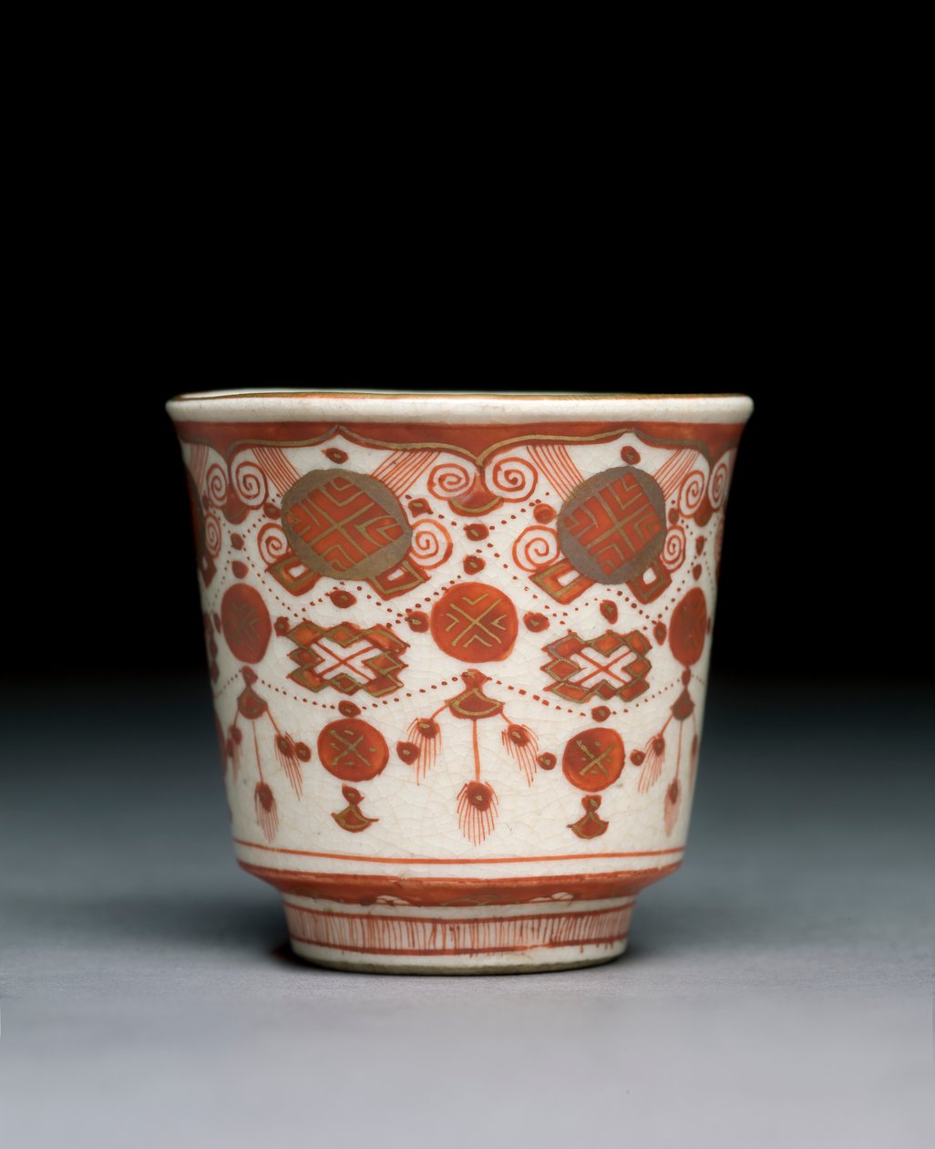 Kupa, Kaga tartomány, Meiji korszak (porcelán) alkotó: Japanese School