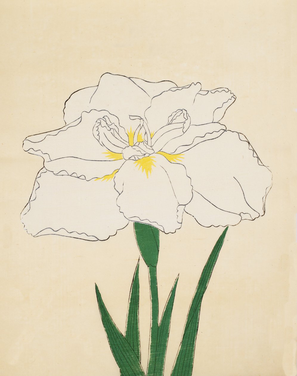 Haku-O-Den, 40. sz., 1890 (színes fatömbnyomat) alkotó: Japanese School