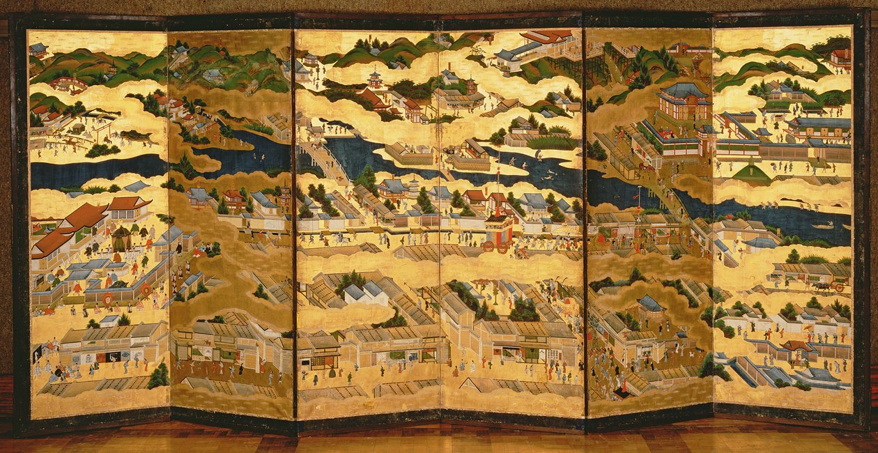 Kiotóban és környékén, az Edo-korszakban alkotó: Japanese School