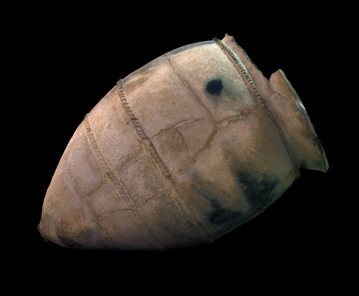 Japán művészet: koporsós korsó a Yayoi időszakból. 1-3 század. Párizs, Guimet Múzeum, Ázsiai Művészeti Nemzeti Múzeum alkotó: Japanese School