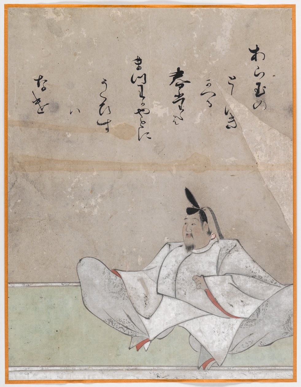 Az egyik Sanjurokkasen, albumlevél (tinta papíron) alkotó: Japanese School