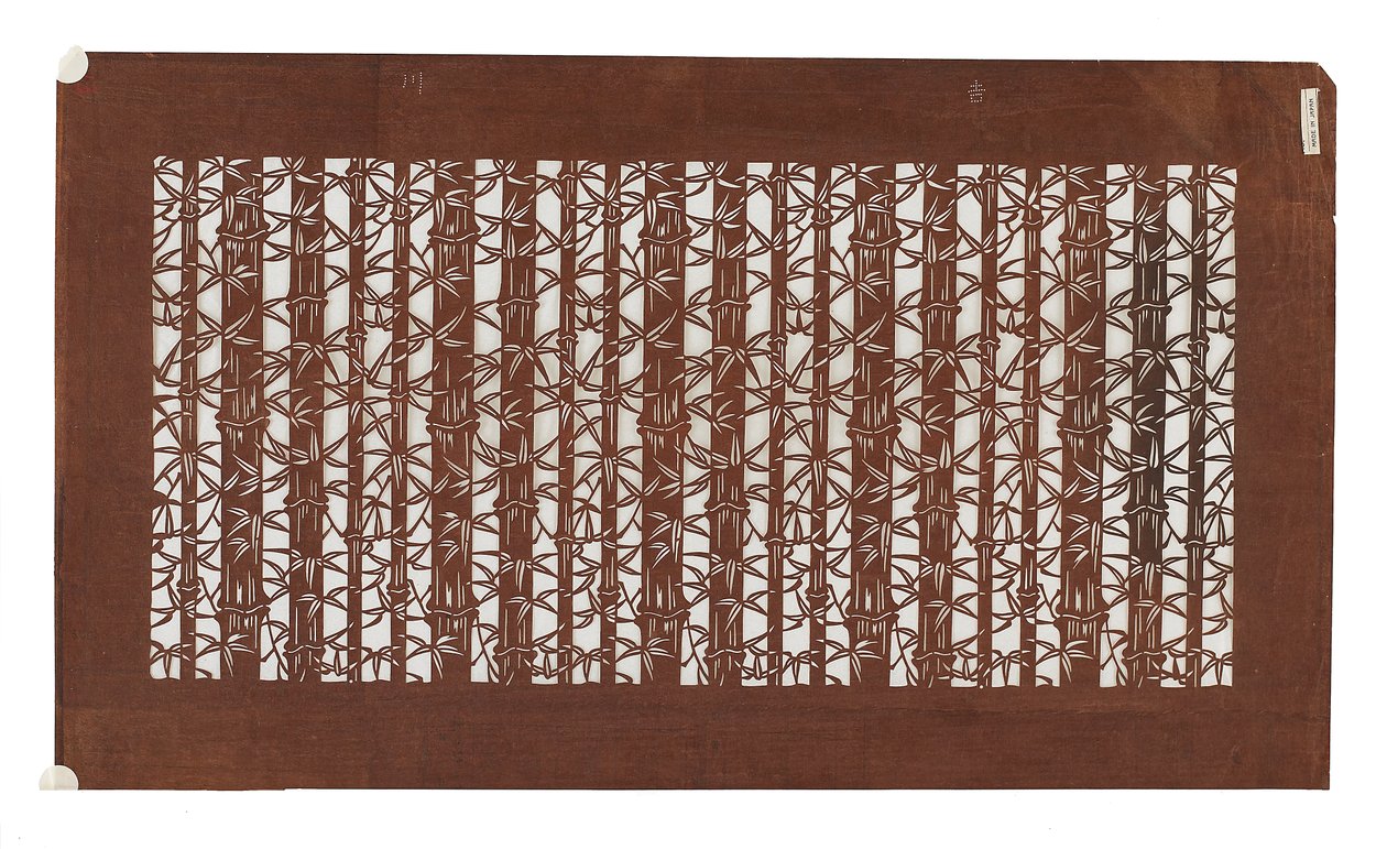 Papír stencil alkotó: Japanese School