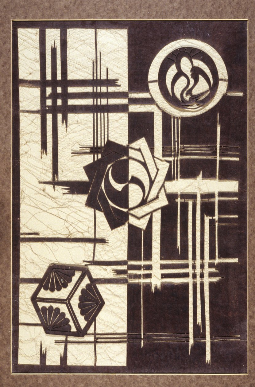 Stencil (papír) alkotó: Japanese School