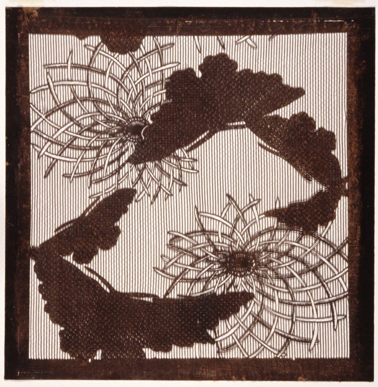 Stencil (papír) alkotó: Japanese School