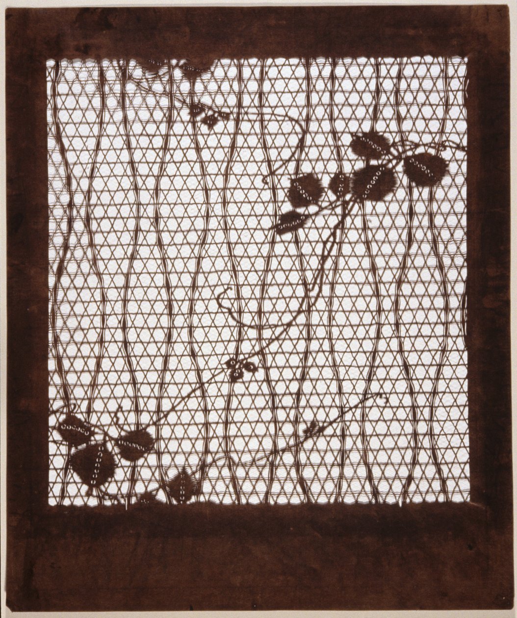 Stencil: eper levelek alkotó: Japanese School