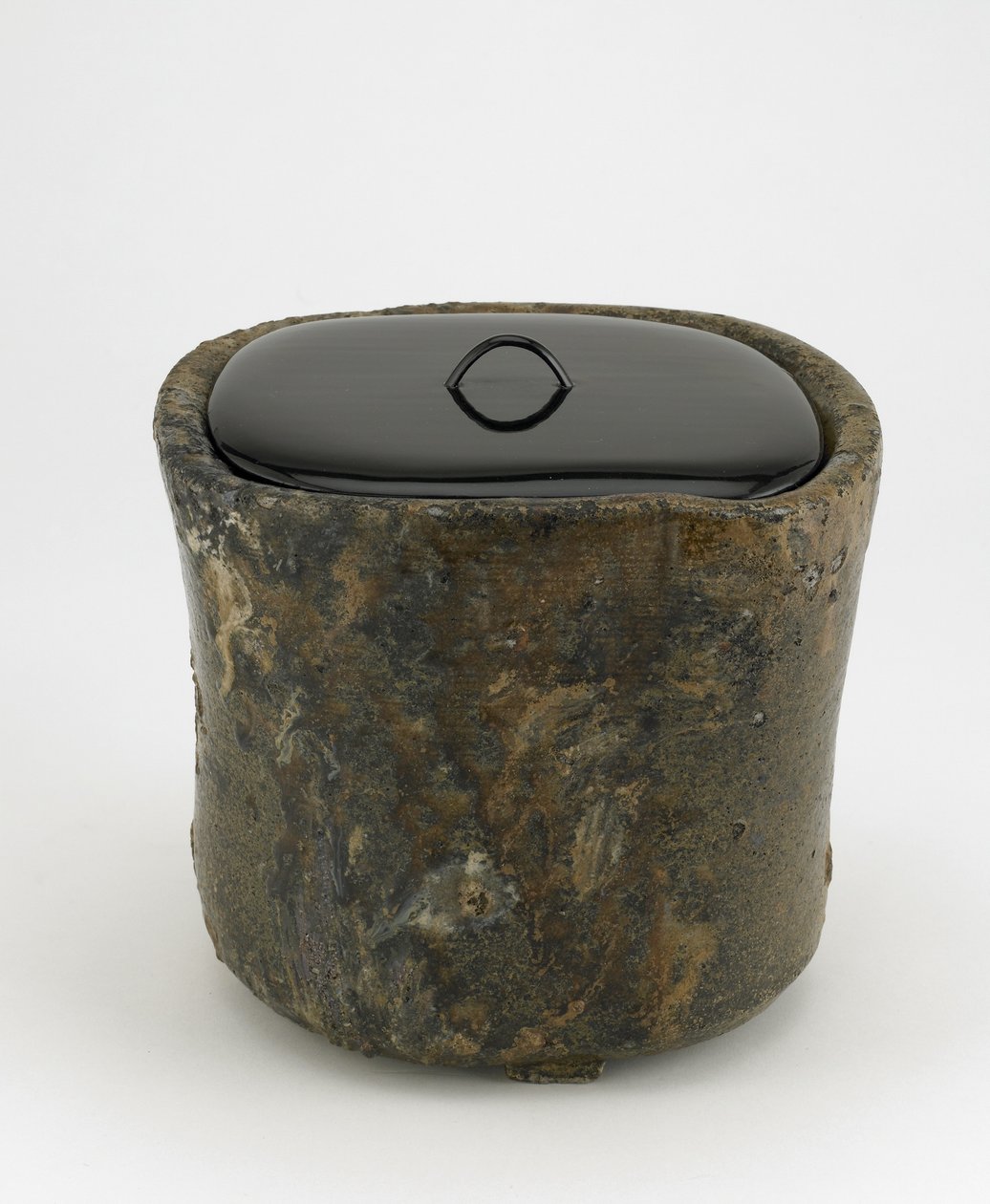 Teaszertartásos vizesüveg, Imbe, Okayama prefektúra, Edo-korszak, 1625-50 (kerámia) alkotó: Japanese School