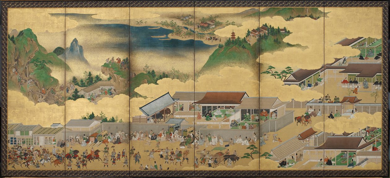 The Tale of Shuten Doji, Edo-korszak, 1625-50 körül (tinta, átlátszatlan akvarell és arany papíron) alkotó: Japanese School