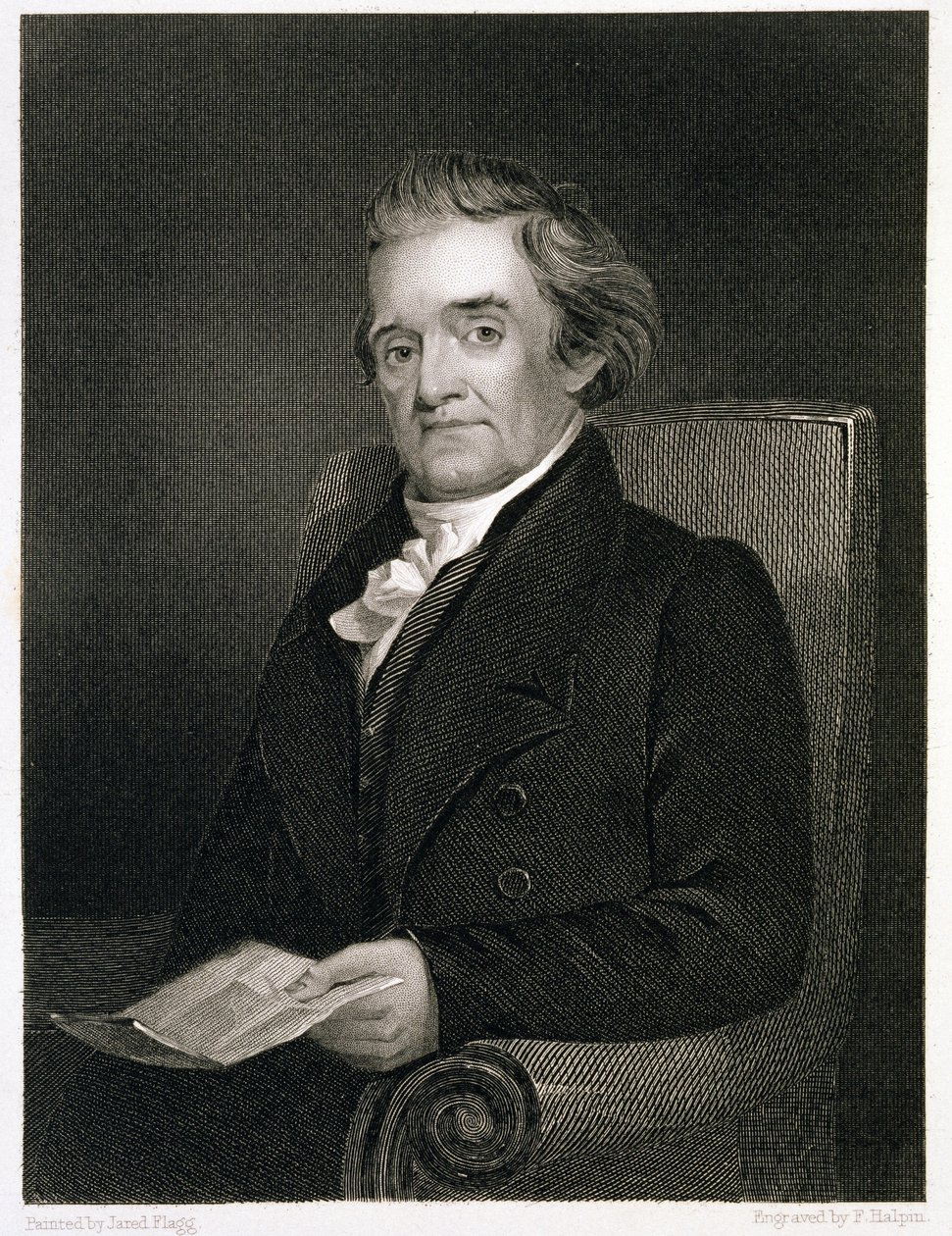 Noah Webster (1758-1843) Frederick W. Halpin (1805-80) metszete alkotó: Jared Bradley Flagg