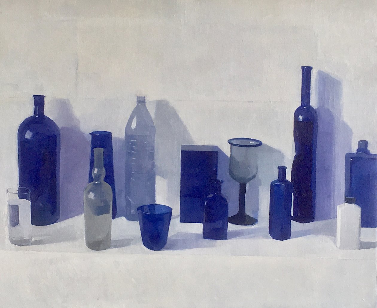 All Blues, 2019 (olaj, vászon) alkotó: Jason Line