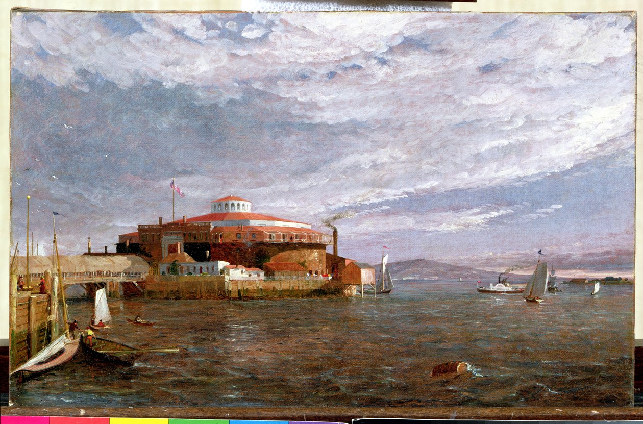 Várkert napja, 1851 alkotó: Jasper Francis Cropsey
