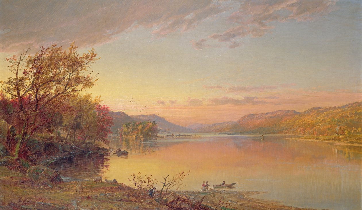 Lake George, NY, 1871 alkotó: Jasper Francis Cropsey
