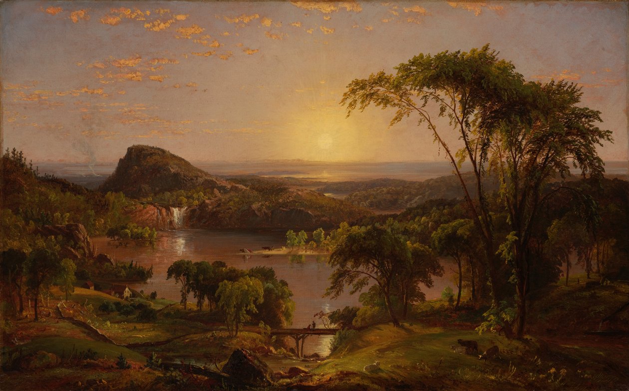 Nyár, Ontario -tó alkotó: Jasper Francis Cropsey