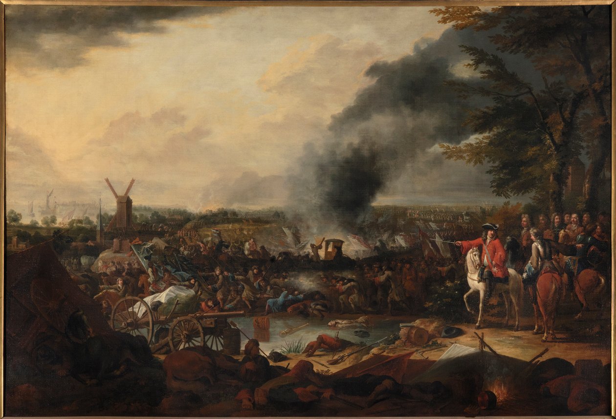 Az ekereni csata 1703. június 30-án, 1703 és 1716 között. alkotó: Jasper Broers