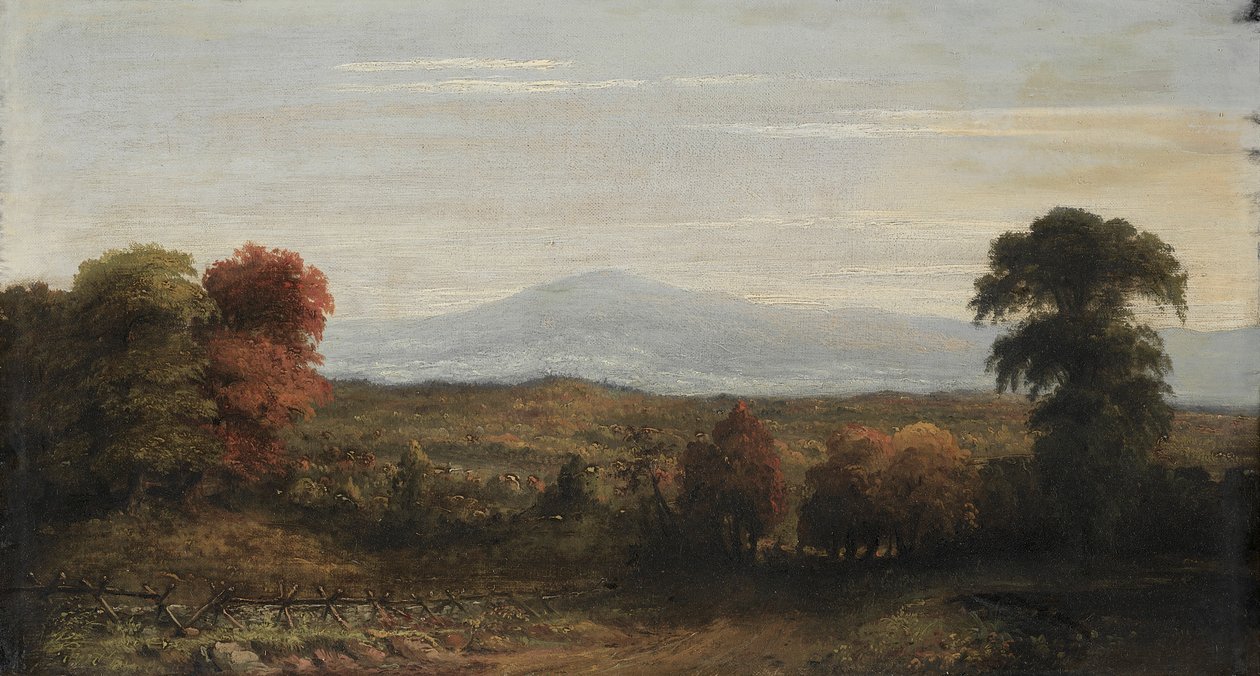 Táj, 1918 előtt. alkotó: Jasper F. Cropsey