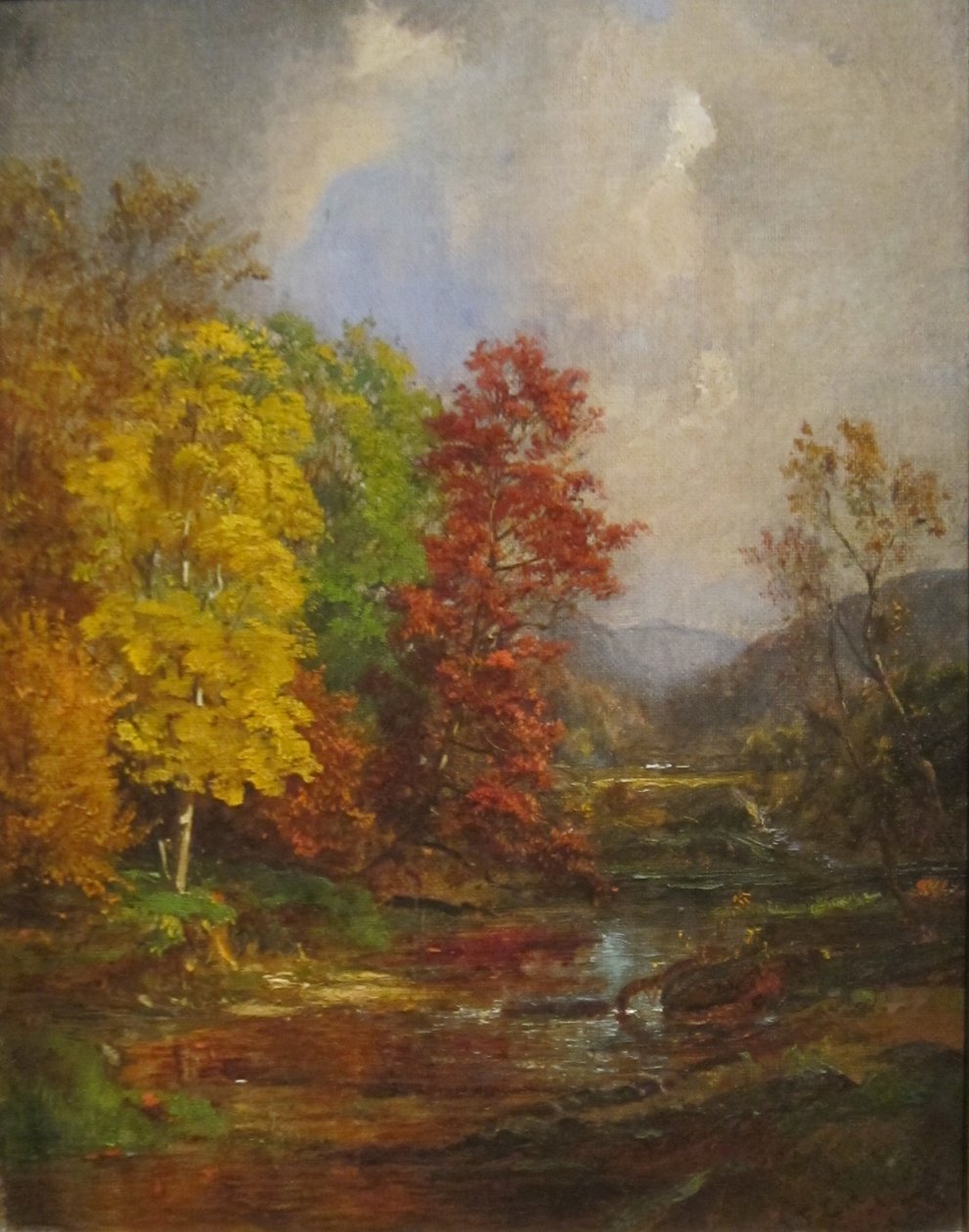 Őszi táj alkotó: Jasper Francis Cropsey
