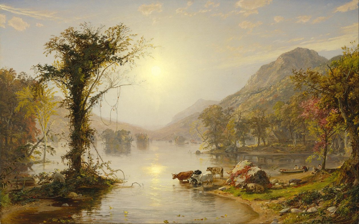 Ősz a Greenwood-tónál alkotó: Jasper Francis Cropsey
