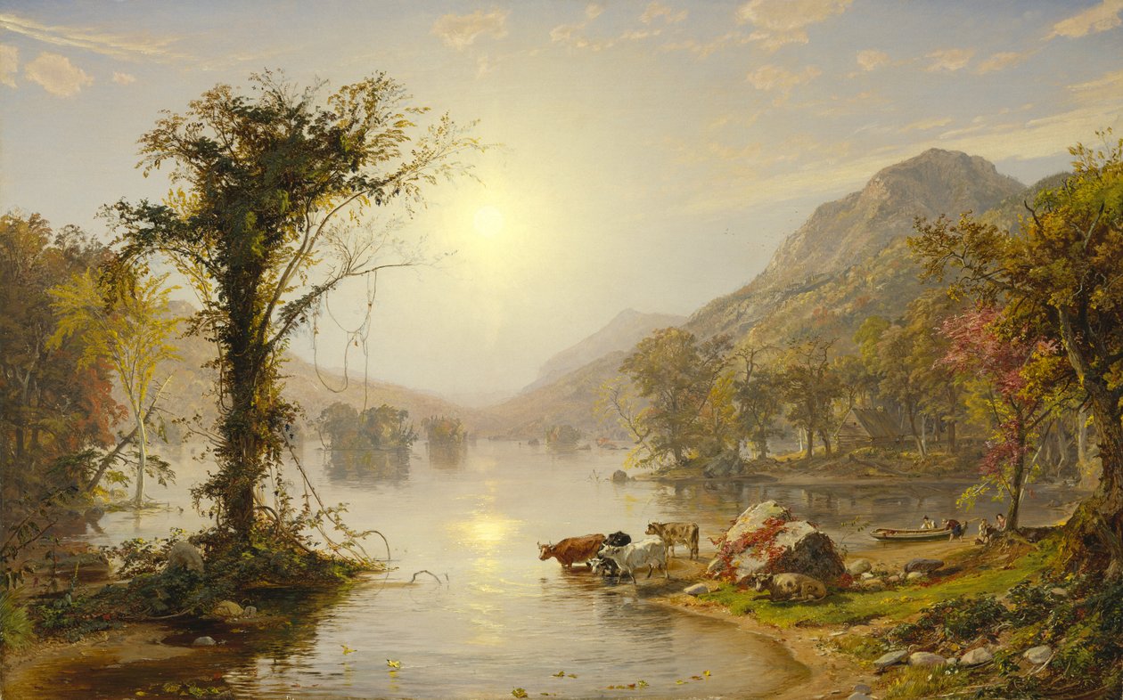 Ősz a Greenwood-tónál, 1861 alkotó: Jasper Francis Cropsey