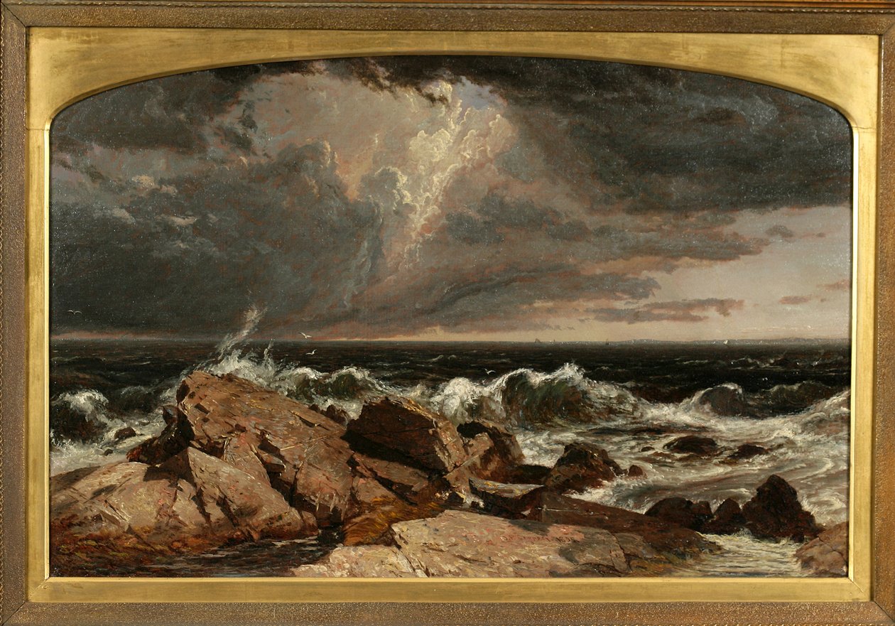 Tengerparti jelenet, 1855 alkotó: Jasper Francis Cropsey