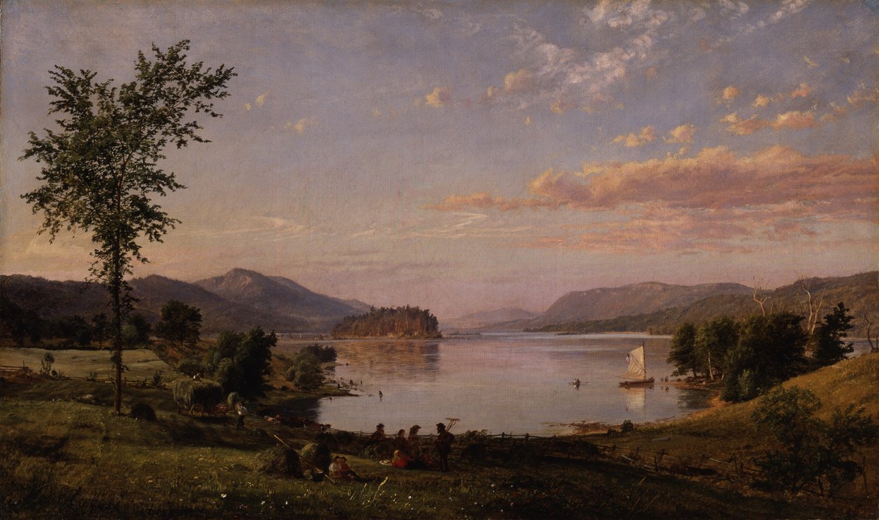 Greenwood Lake, New Jersey, 1866 alkotó: Jasper Francis Cropsey