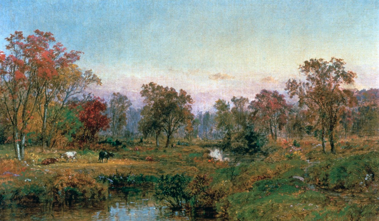 Hastings-on-Hudson, 1885 alkotó: Jasper Francis Cropsey