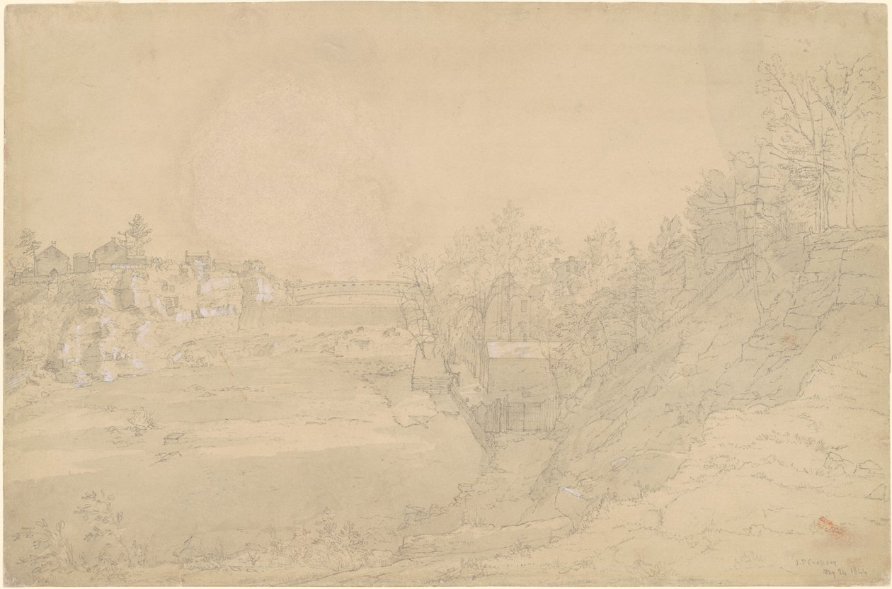 James McCullough ólommalma alkotó: Jasper Francis Cropsey