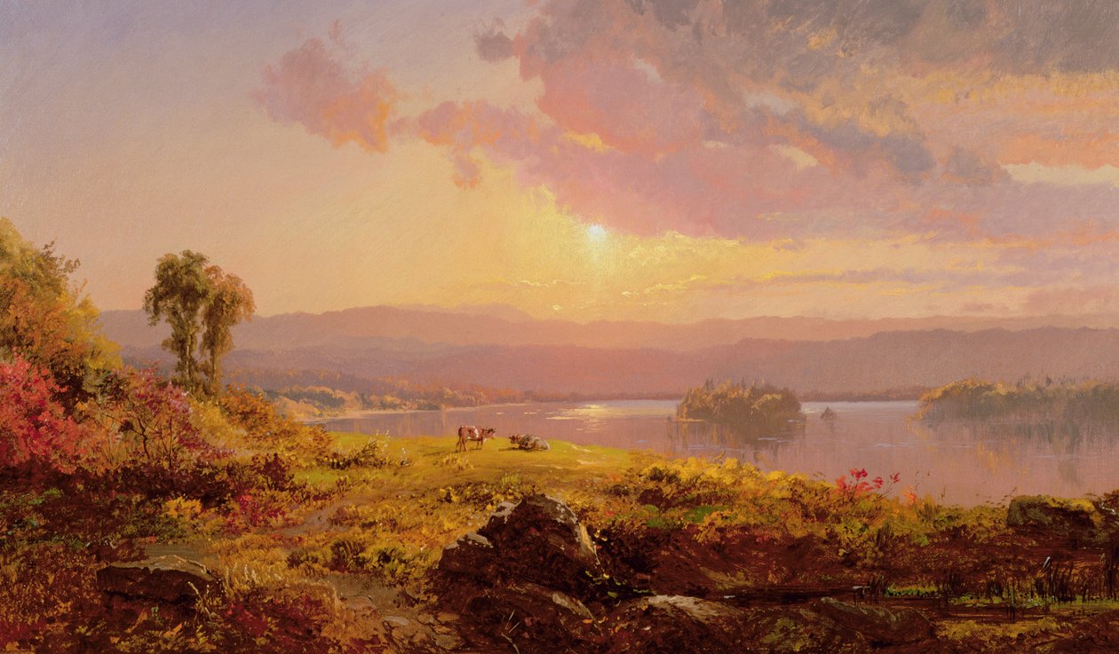 Susquehanna folyó, 1876 alkotó: Jasper Francis Cropsey