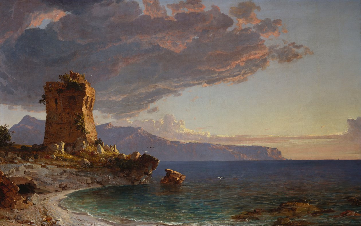 Capri szigete, 1893 alkotó: Jasper Francis Cropsey