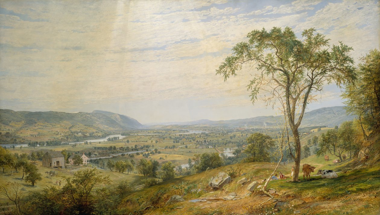 Wyoming völgye, 1865. alkotó: Jasper Francis Cropsey