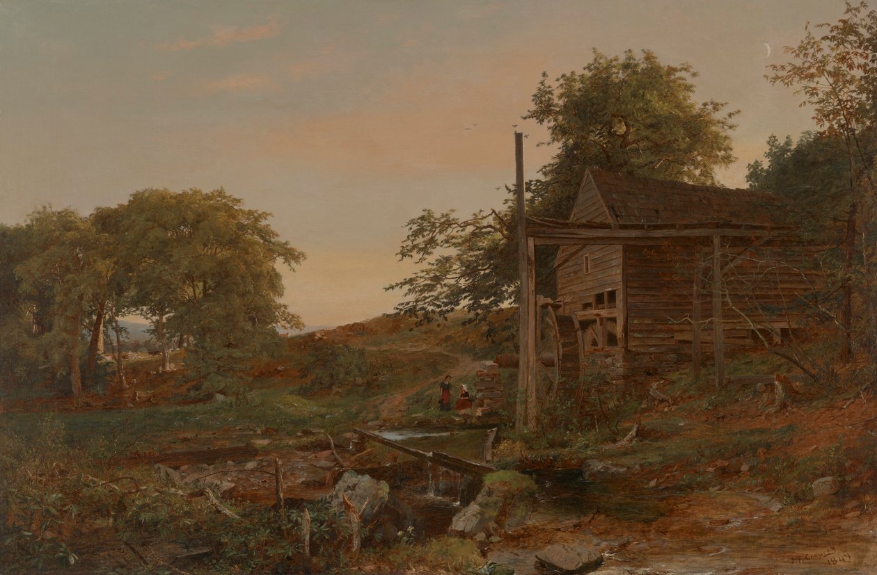 A Vízimalom alkotó: Jasper Francis Cropsey