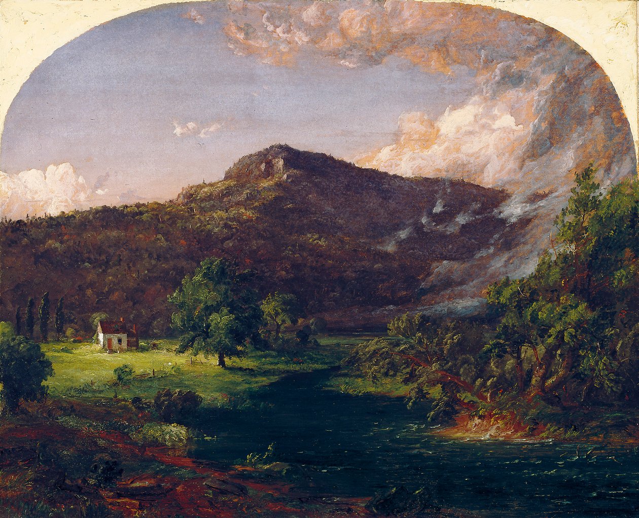 Tourney Mountain, Washington központja, Rockland megye, New York alkotó: Jasper Francis Cropsey