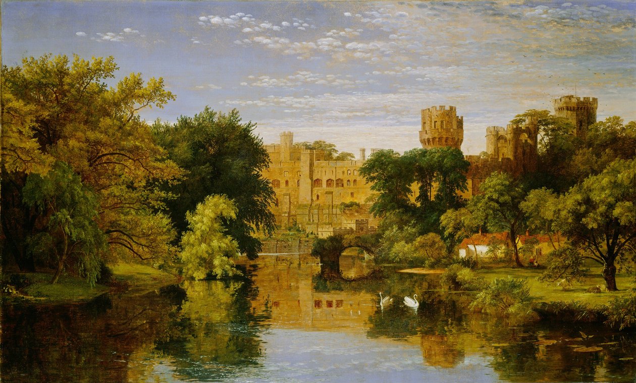Warwick kastély, Anglia alkotó: Jasper Francis Cropsey