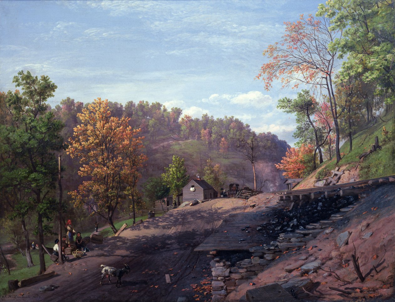 Coal Tipple alkotó: Jasper H. Lawman