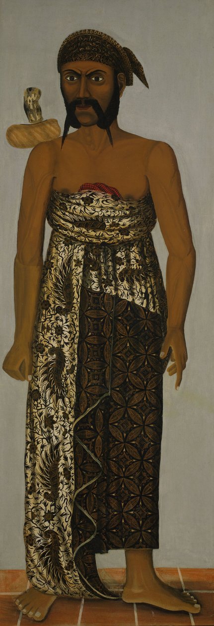 jávai udvari tisztviselő, 1820-70 körül alkotó: Javanese School