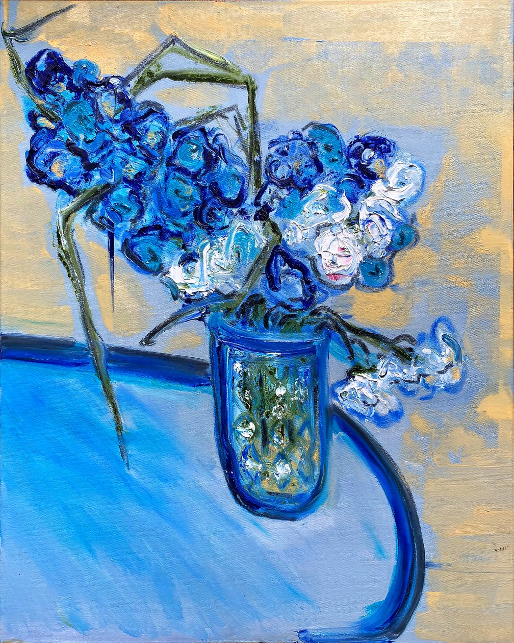 Fleur De Sel No. 3 Blue Sundays, 2021 (olaj, vászon) alkotó: Jay Batlle