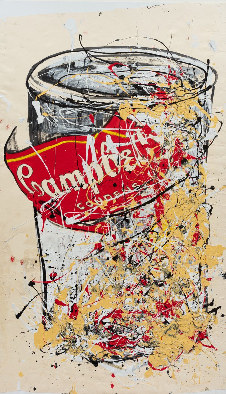 Number One, 2019 (festék és tinta vászonra) alkotó: Jay Batlle