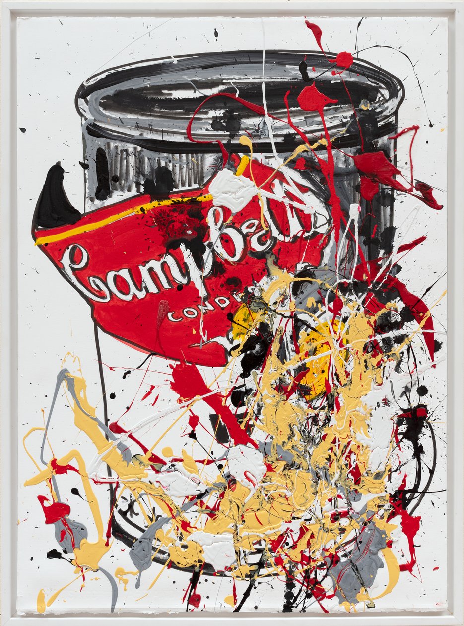 Soup Can 8 Prime, 2019 (festék és tinta vászonra) alkotó: Jay Batlle