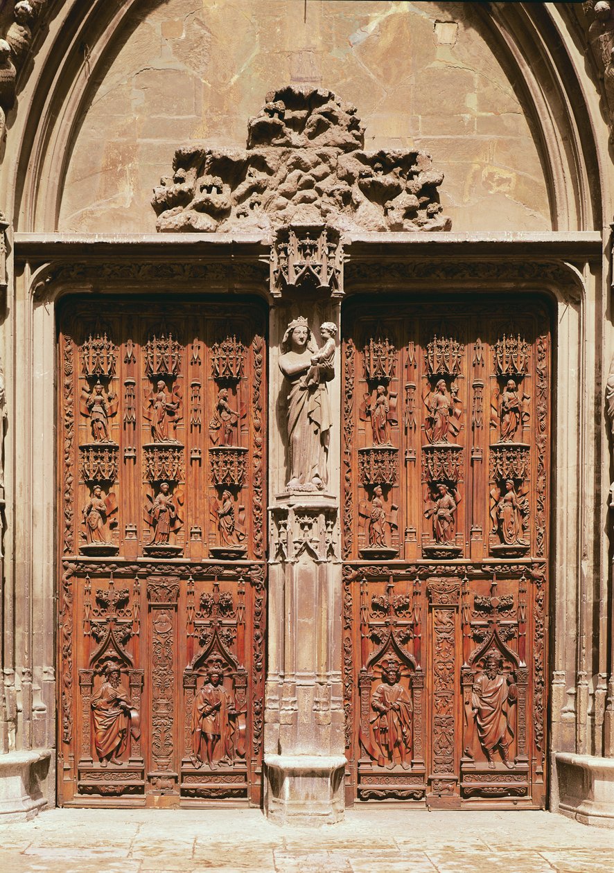 Az 1504-ben épült Saint-Sauveur-székesegyház fő portálja alkotó: Jean and Soquet, Pierre Guiramand