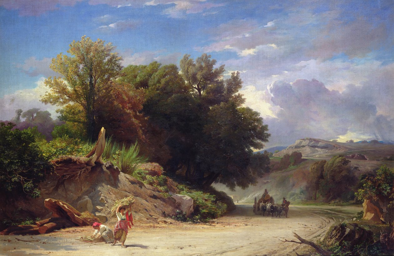 Táj Róma külvárosában, 1853 alkotó: Jean Achille Benouville