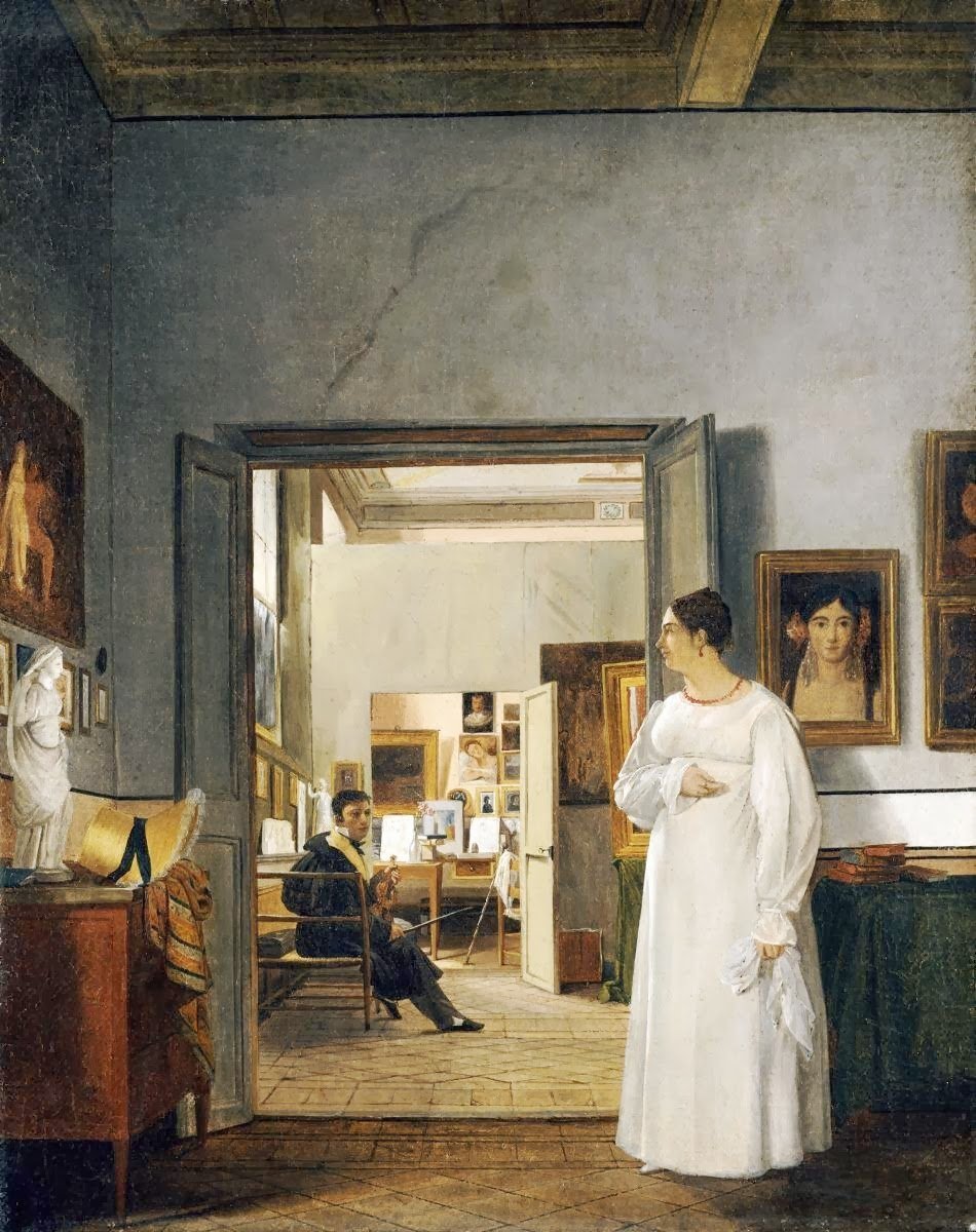 Az Ingres Stúdió Rómában alkotó: Jean Alaux
