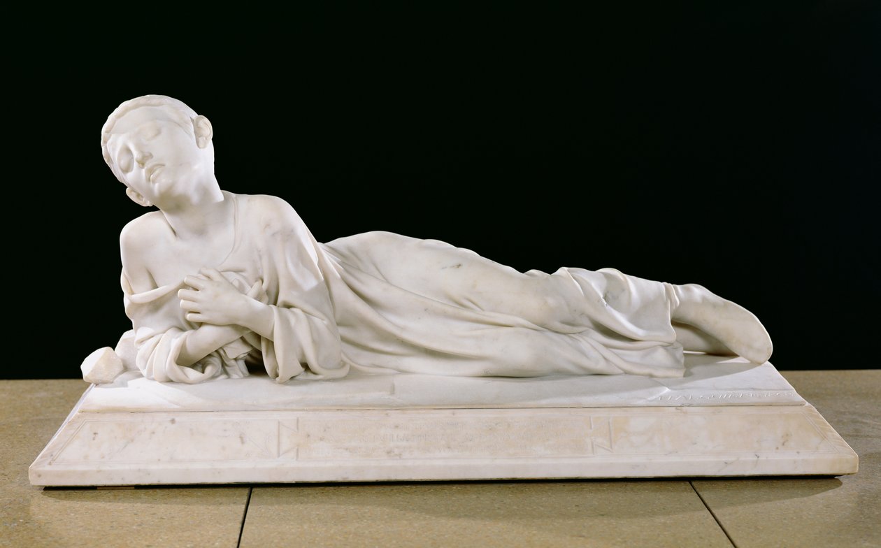 Tarcisius, keresztény mártír, 1868 (márvány) alkotó: Jean Alexandre Joseph Falguiere