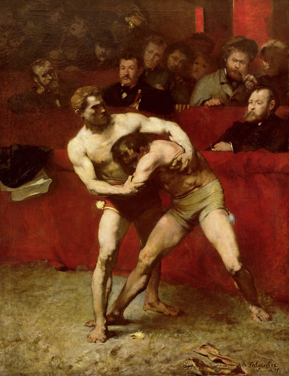 Birkózók, 1875 alkotó: Jean Alexandre Joseph Falguiere