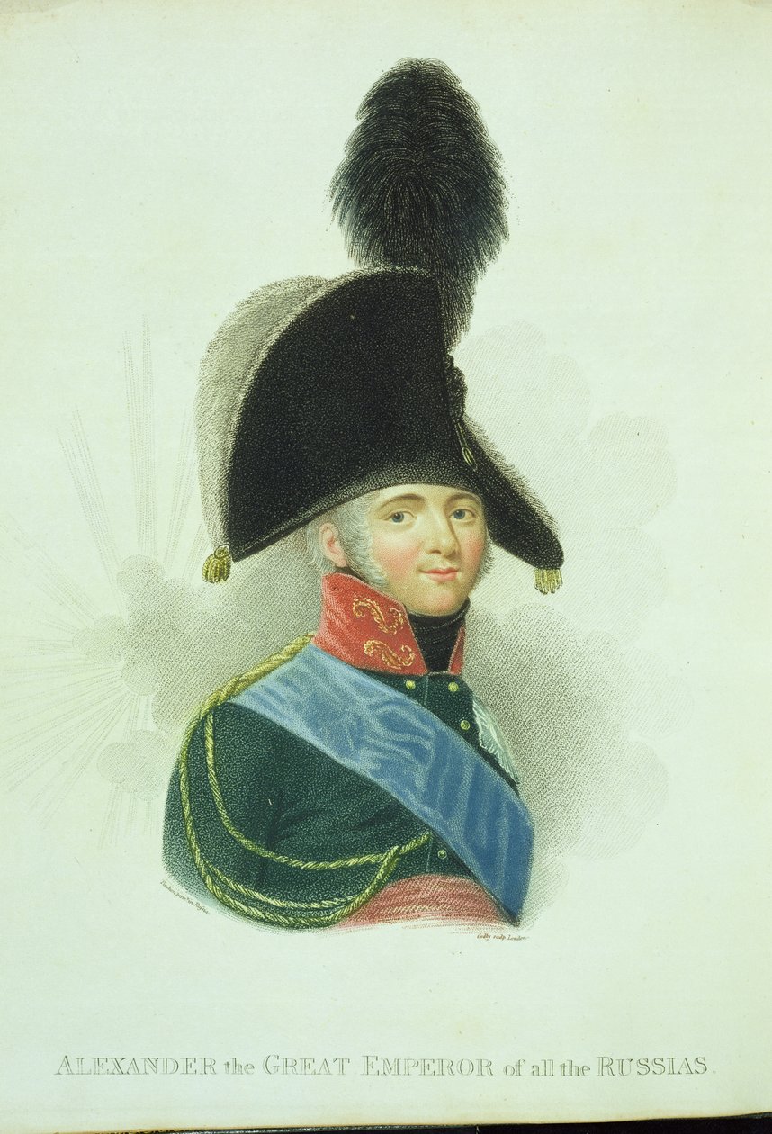 Sándor (1777-1825) az összes Oroszország nagy császára alkotó: Jean Antoine Pinchon
