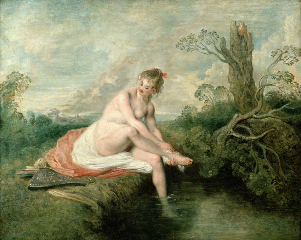 Diana fürdője alkotó: Jean Antoine Watteau