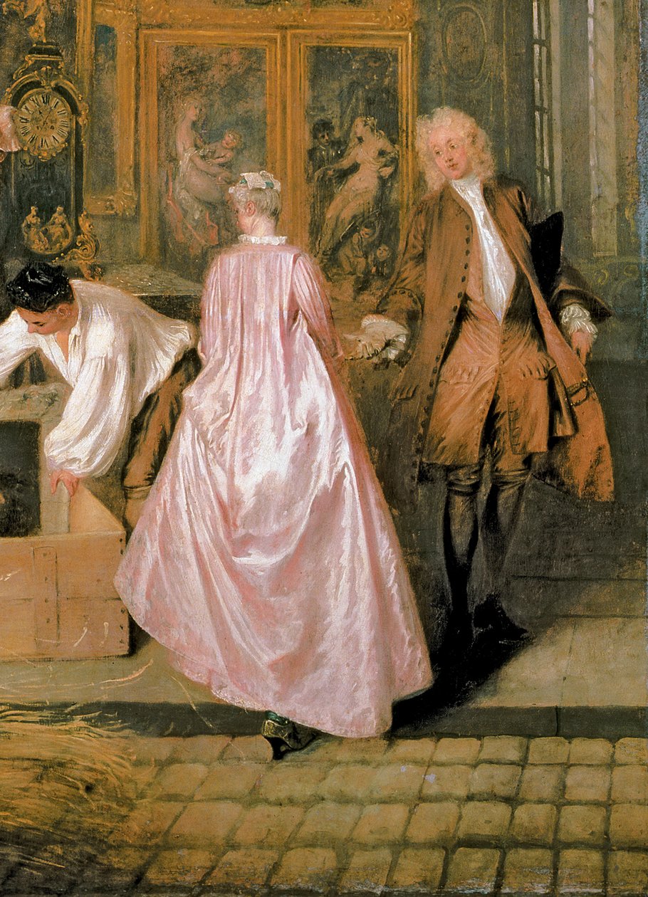 The Gersaint Shop Sign, 1721 (a 30793 részlete) alkotó: Jean Antoine Watteau