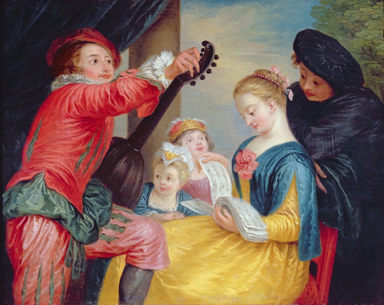A zenei lecke alkotó: Jean Antoine Watteau