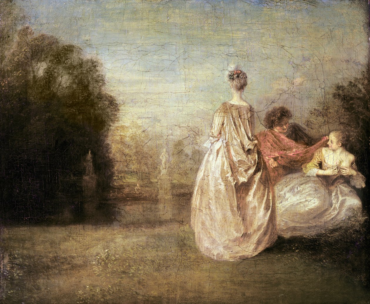 A két unokatestvér, 1716-20 alkotó: Jean Antoine Watteau