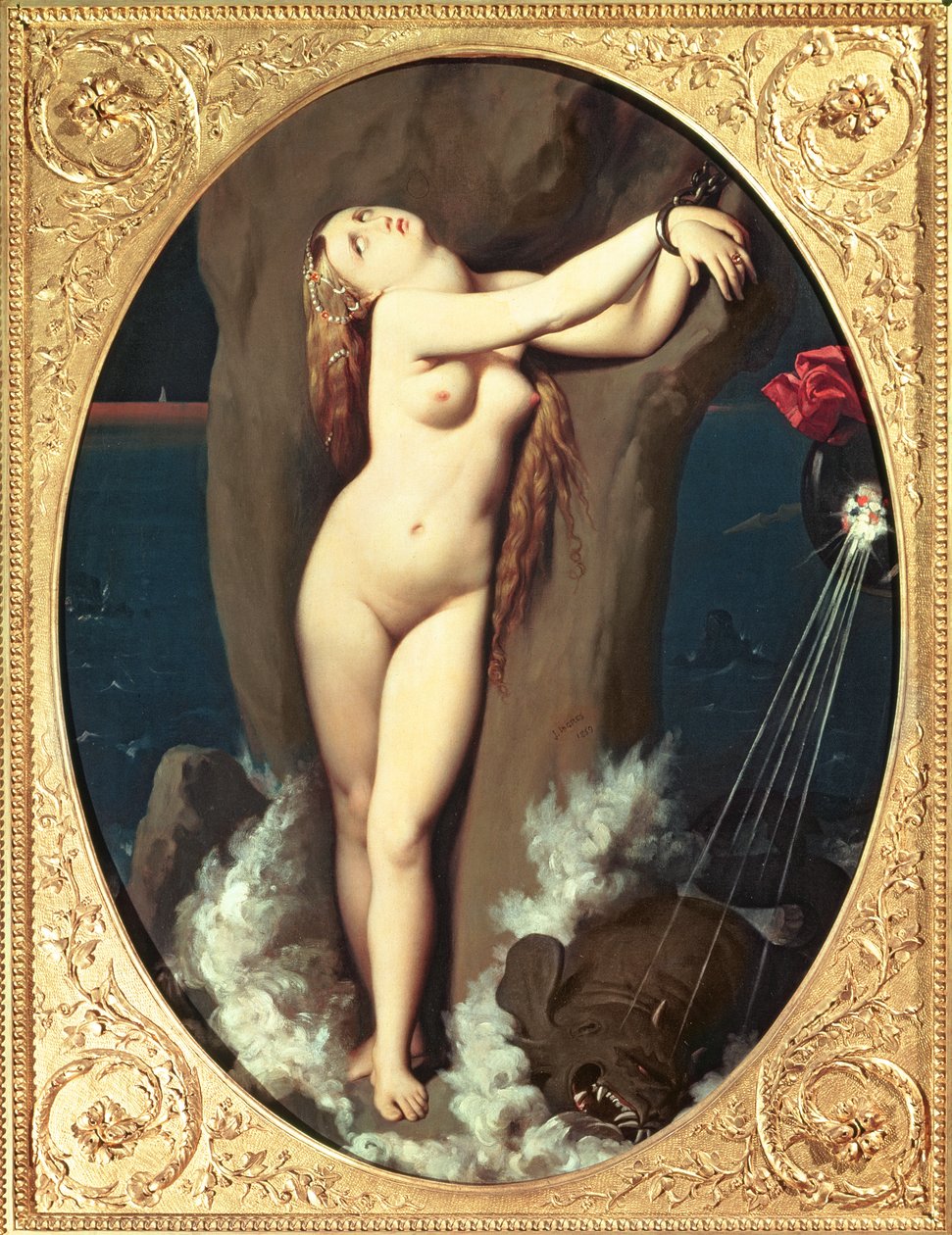 Angelica láncban, 1859 alkotó: Jean Auguste Dominique Ingres