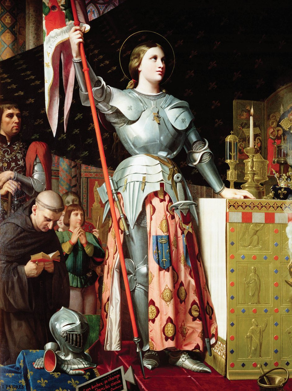 Joan Arc VII. Károly koronázásakor alkotó: Jean Auguste Dominique Ingres